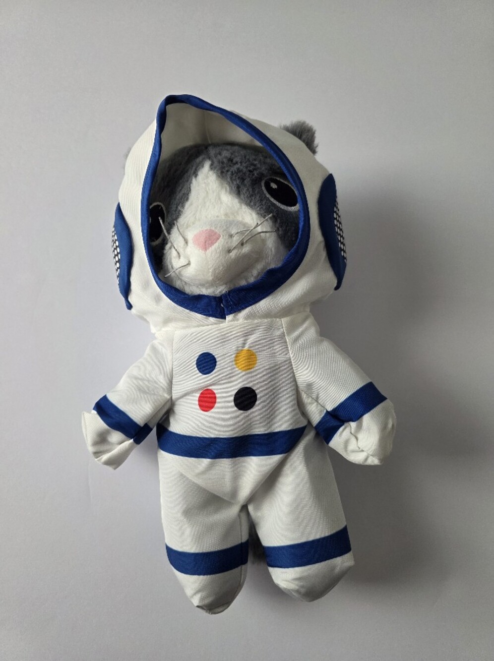 New IKEA AFTONSPARV Cat Stuffed Soft Toy Astronaut Suit 28 cm (11 ") 005.515.39